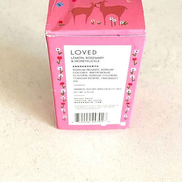 Loved Bar Soap: Lemon, Rosemary, & Honeysuckle scent - Picture 5 of 7